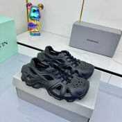 BALENCIAGA 25S SPIDER-MAN SNEAKERS IN BLACK SYNTHETIC RUBBER