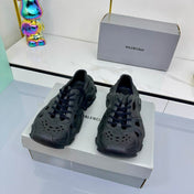 BALENCIAGA 25S SPIDER-MAN SNEAKERS IN BLACK SYNTHETIC RUBBER