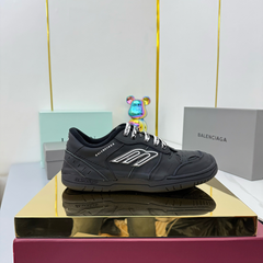BALENCIAGA 25S SNEAKERS IN BLACK LEATHER