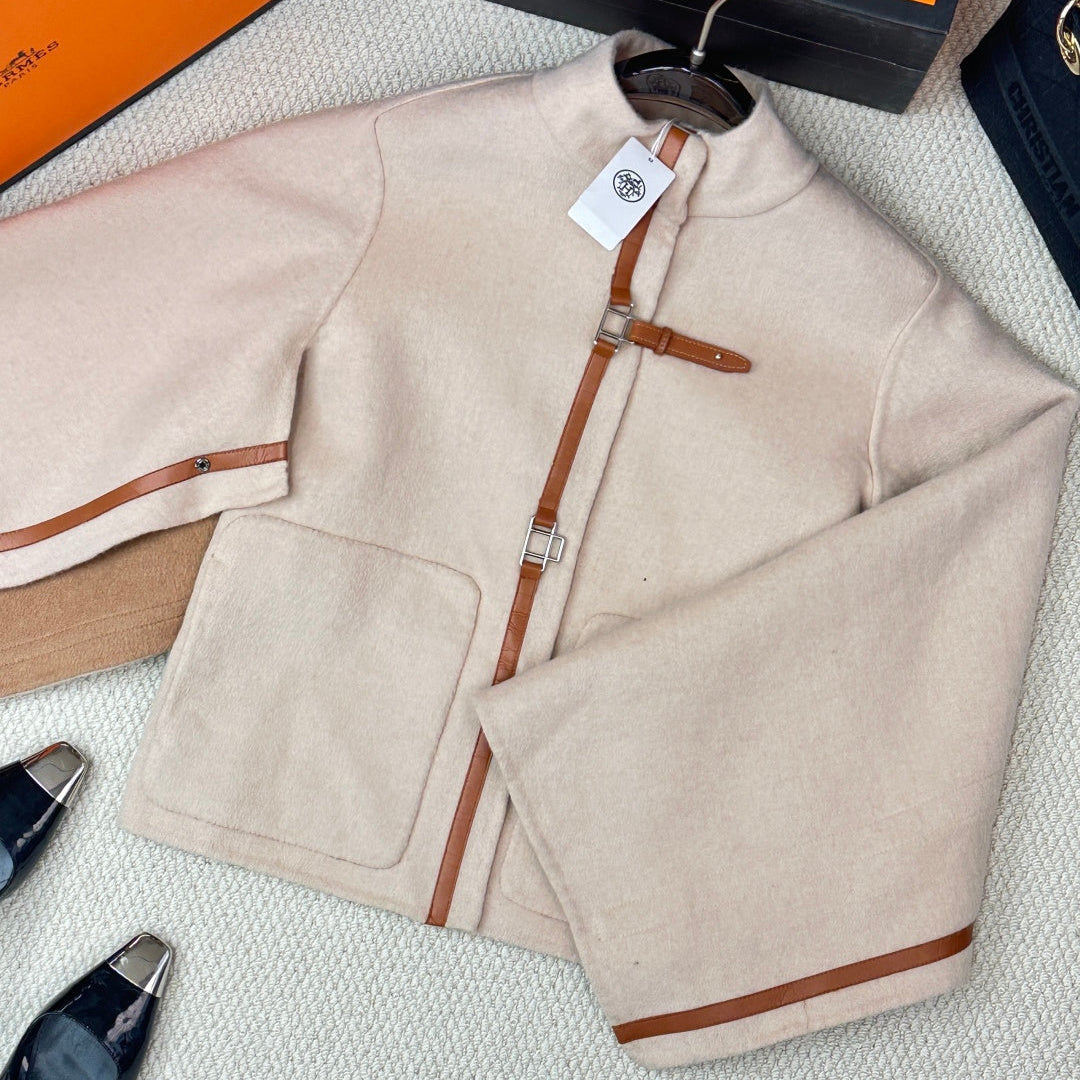 HERMES 25S LUXURY CASHMERE COAT 218