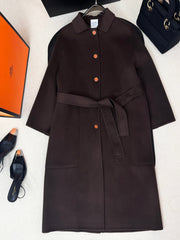 HERMES 25S CASHMERE COAT 212