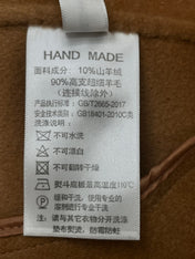HERMES 25S STAND-COLLAR CASHMERE COAT 207