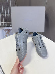 BALENCIAGA 25S SNEAKER IN GREY CALFSKIN