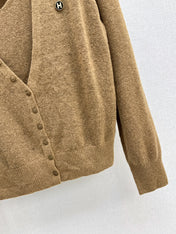 HERMES 25S V-NECK SWEATER 246