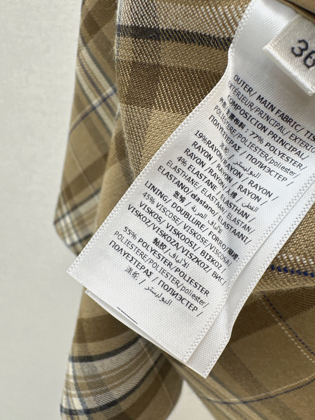 BURBERRY 25S MINI SKIRT 99220