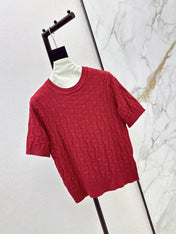 HERMES 26S SHORT SLEEVE SWEATER 547