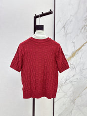 HERMES 26S SHORT SLEEVE SWEATER 547