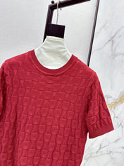 HERMES 26S SHORT SLEEVE SWEATER 547