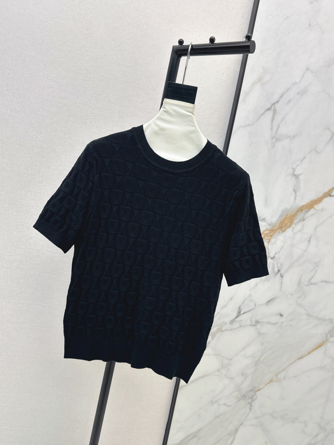 HERMES 26S SHORT SLEEVE SWEATER 546
