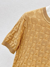 HERMES 26S SHORT SLEEVE SWEATER 545