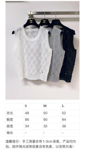 CHANEL 26S SLEEVELESS SWEATER STYLE 1047