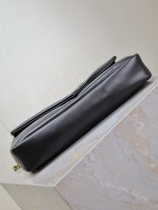 YSL 25S CALYPSO HANDBAG 26 IN BLACK LAMBSKIN GOLD HARDWRE