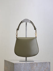 YSL 25S MINI VOLTAIRE 21 IN DEEP MUSK CALFSKIN SAINT LAURENT GOLD HARDWRE