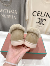 LP 25S SUMMER CHARMS WALK LOAFERS IN WARM GREY SUEDE AND FLEECE