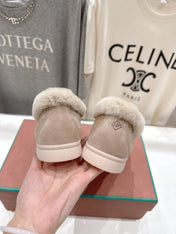 LP 25S SUMMER CHARMS WALK LOAFERS IN WARM TAUPE SUEDE AND FLEECE