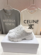 DIOR CHRONO SNEAKER 25S IN WHITE LAMBSKIN AND MESH FABRIC STYLE 11