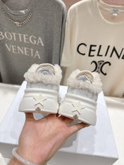 DIOR CHRONO SNEAKER 25S IN WHITE LAMBSKIN AND MESH FABRIC STYLE 11