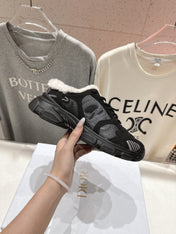 DIOR CHRONO SNEAKER 25S IN BLACK SUEDE AND MESH FABRIC STYLE 6