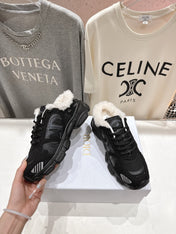 DIOR CHRONO SNEAKER 25S IN BLACK SUEDE AND MESH FABRIC STYLE 6