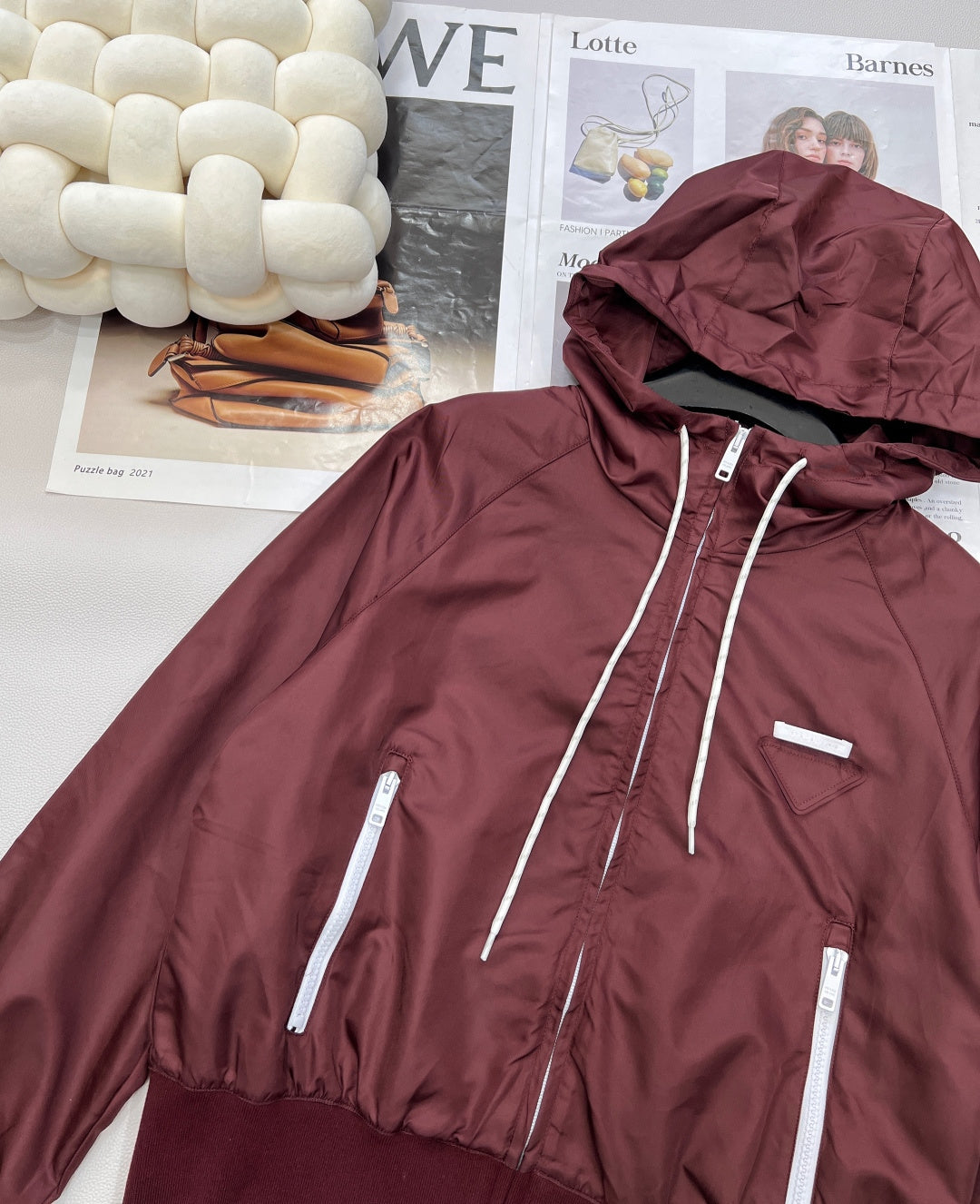 PRADA 25S HOODED SHORT JACKET 306