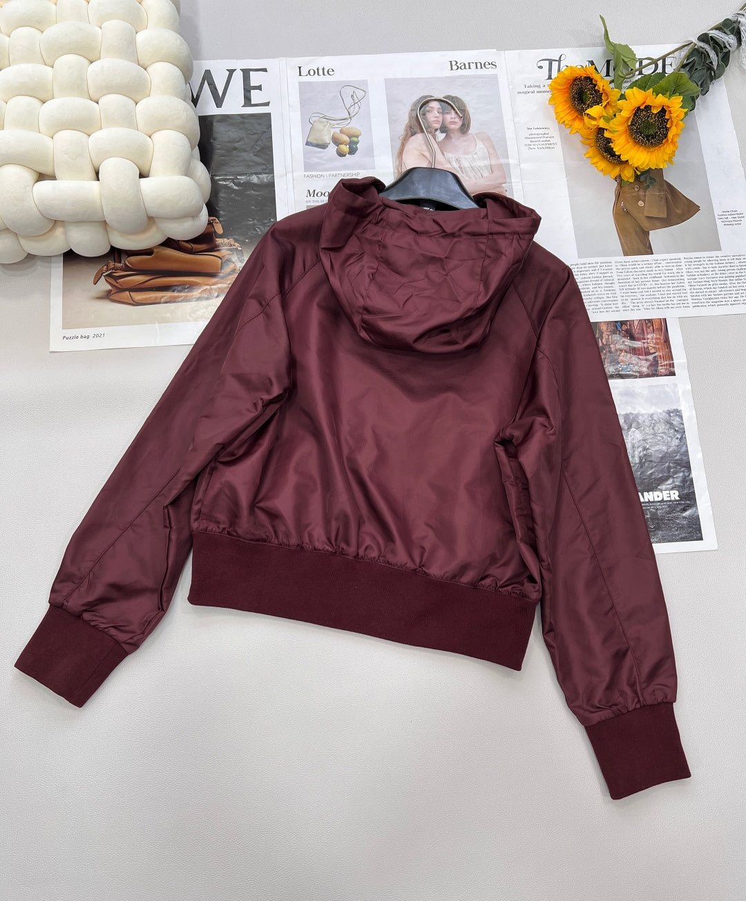 PRADA 25S HOODED SHORT JACKET 306