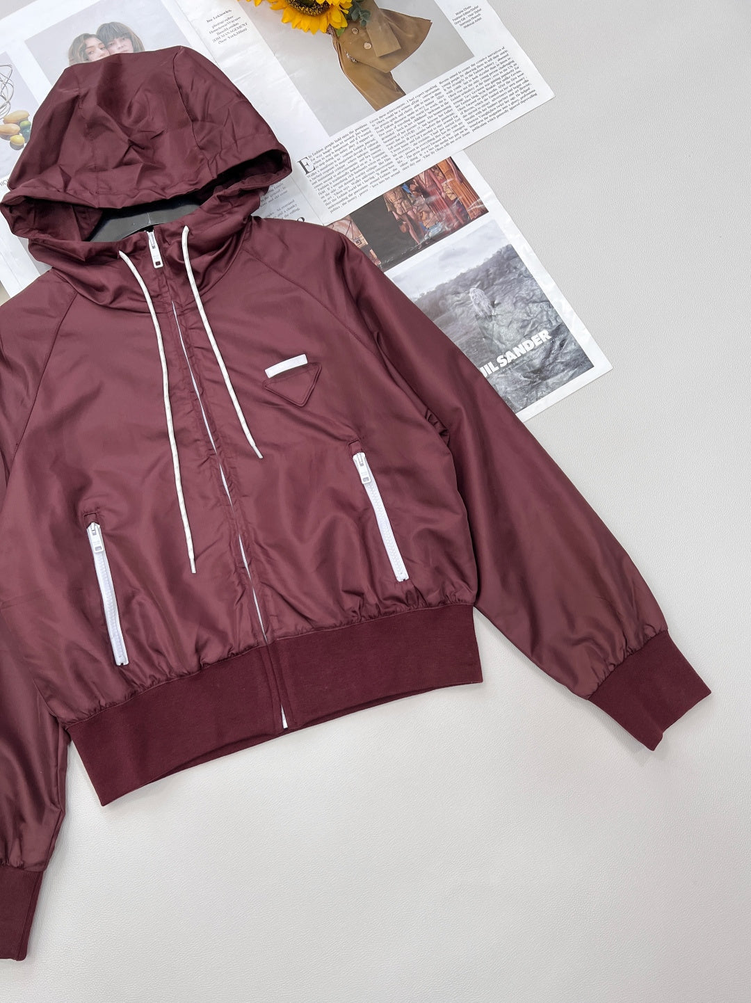 PRADA 25S HOODED SHORT JACKET 306