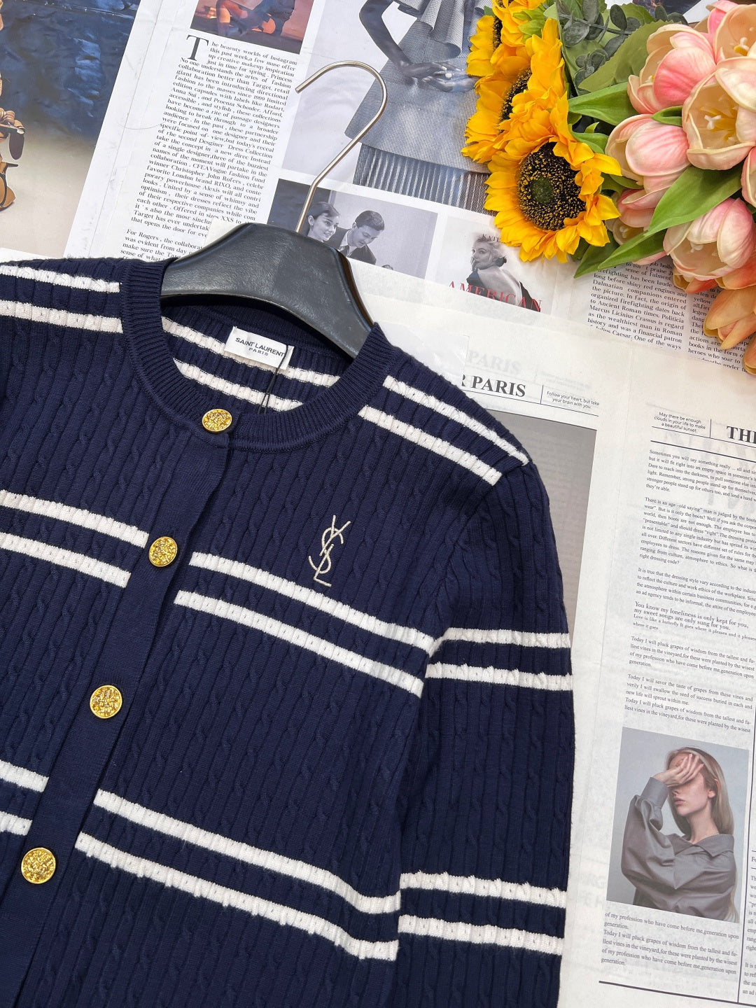 YSL 25S CARDIGAN STYLE 75