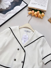 DIOR 25S CROPPED KNIT JACKET 833