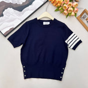 THOM SHORT-SLEEVE KNIT TOP 838133