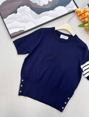 THOM SHORT-SLEEVE KNIT TOP 838133