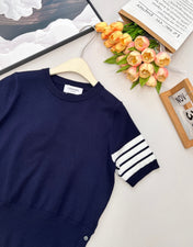 THOM SHORT-SLEEVE KNIT TOP 838133