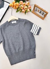 THOM SHORT-SLEEVE KNIT TOP 838140