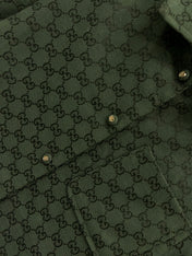 GUCCI SHORT-SLEEVE LAPEL SHIRT STYLE 100
