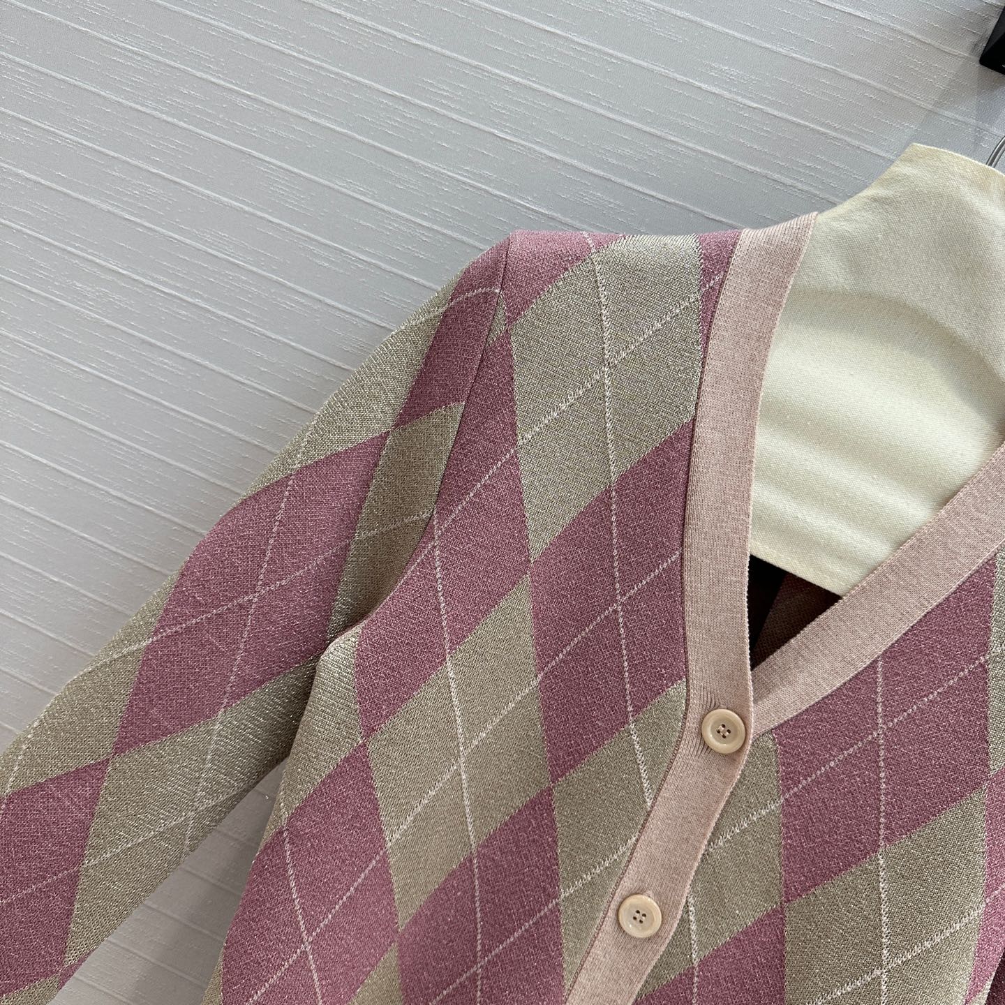 Gucci 25 Cardigan Pink Wool