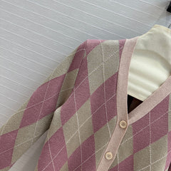 Gucci 25 Cardigan Pink Wool