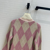 Gucci 25 Cardigan Pink Wool
