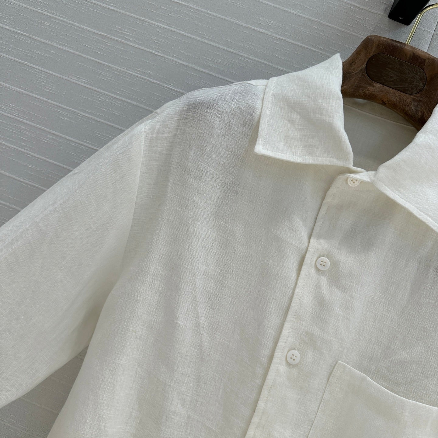 LP WHITE LINEN SHIRT 264286
