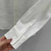 LP WHITE LINEN SHIRT 264286