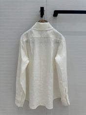 LP WHITE LINEN SHIRT 264286