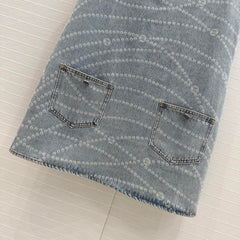 CC Denim Dress Blue Cotton