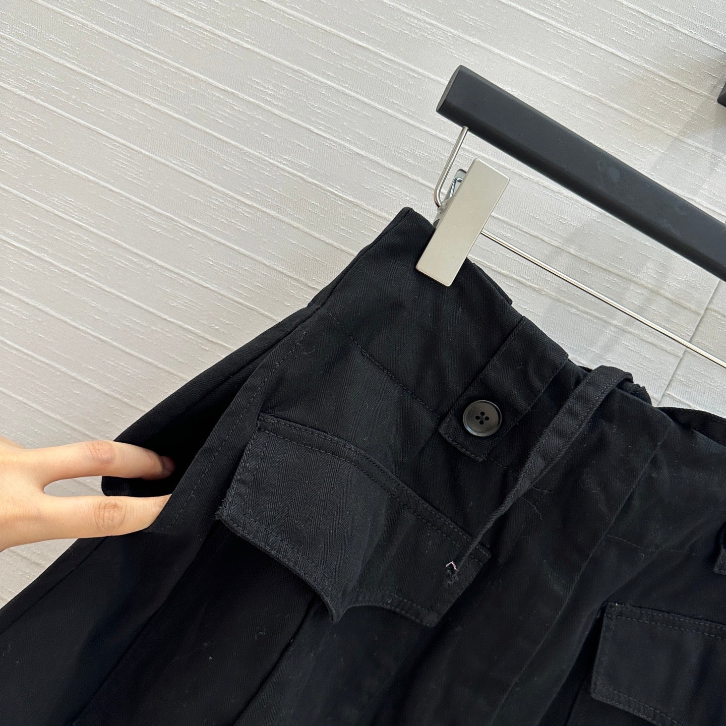 PRADA BLACK A-LINE SKIRT 264358