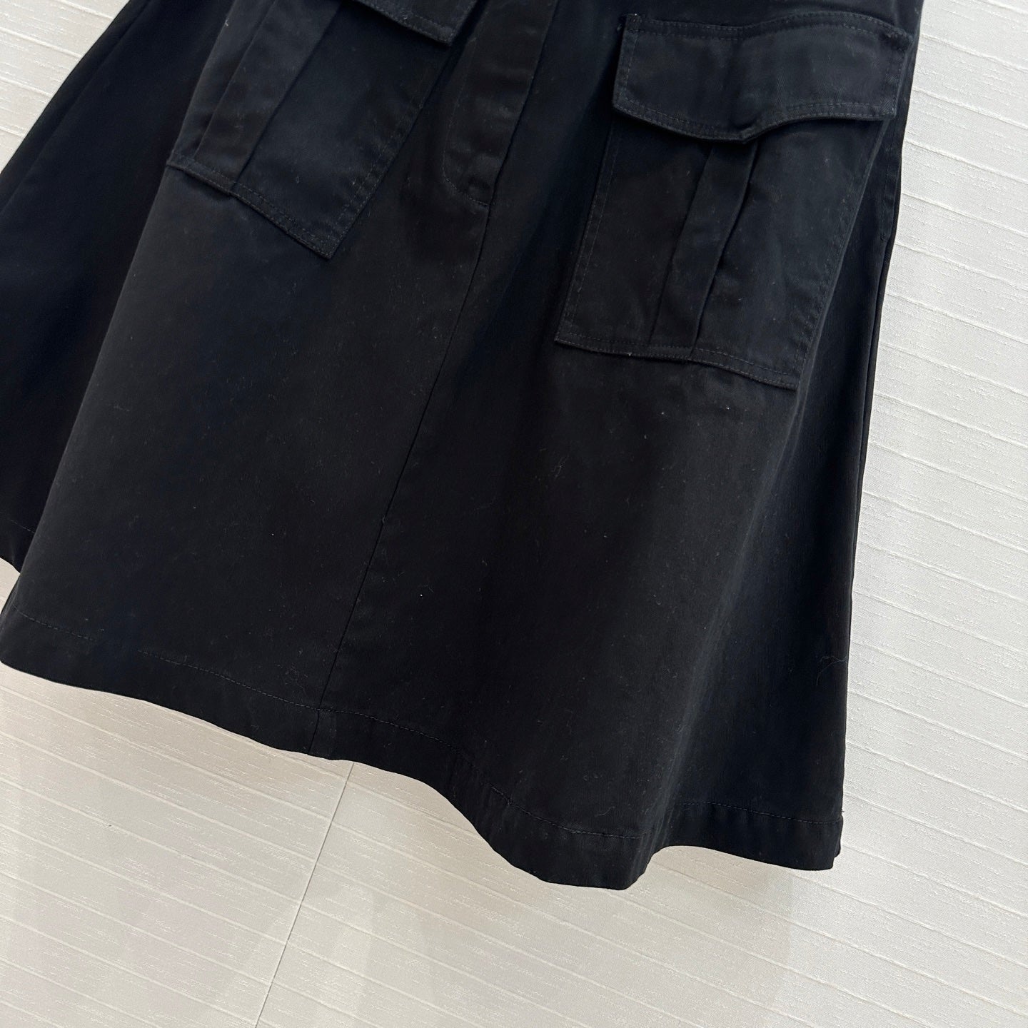 PRADA BLACK A-LINE SKIRT 264358