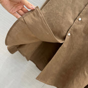 LP BROWN LINEN SHIRT 264294