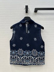 MIUMIU SLEEVELESS TOP AND SKIRT SET 264444