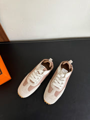 SKATEBOARD SHOES PASTEL PINK SUEDE