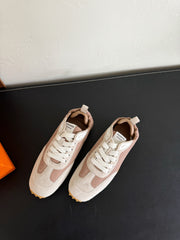 SKATEBOARD SHOES PASTEL PINK SUEDE