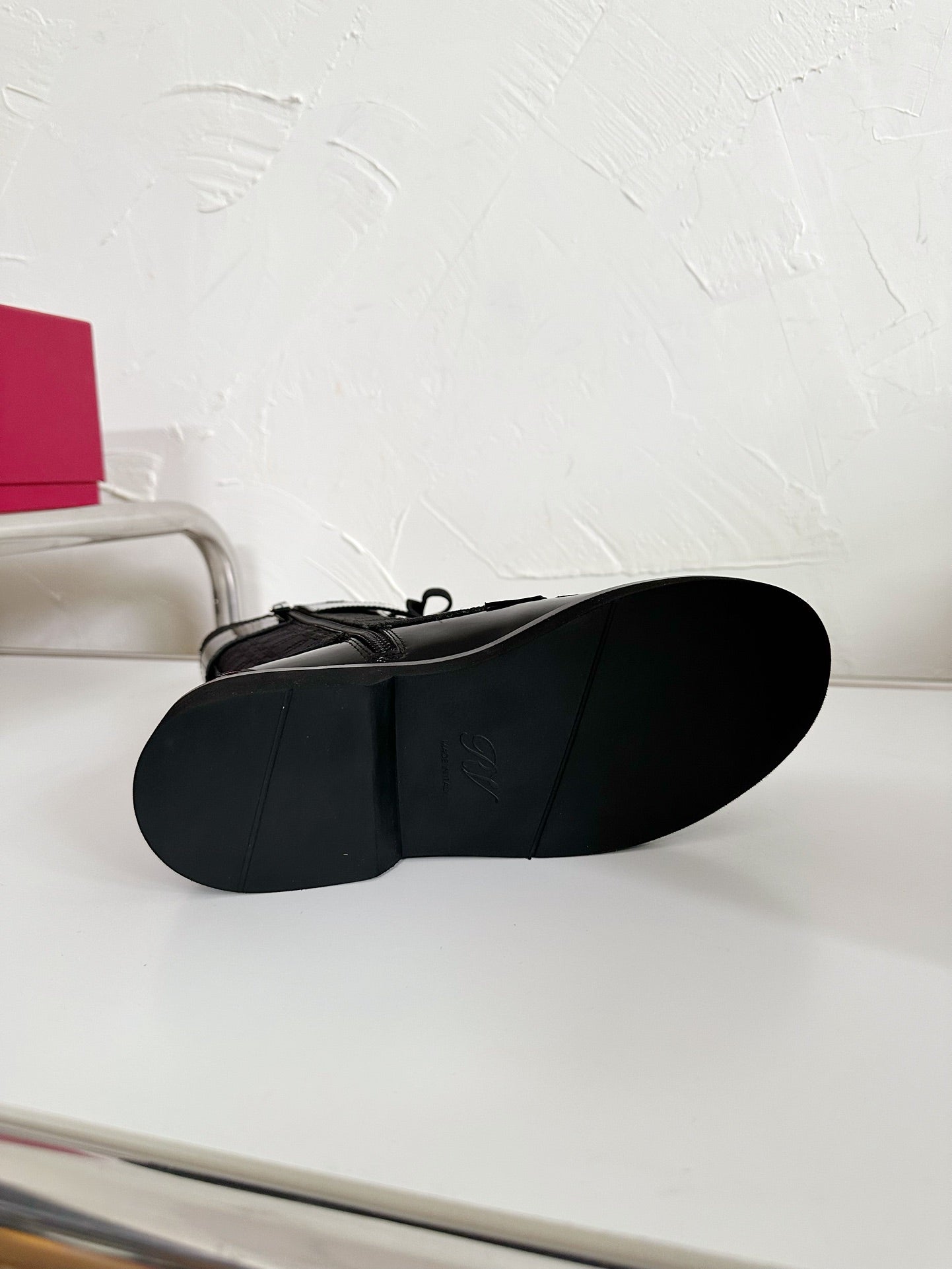 VIV' RANGERS STRASS BUCKLE BOOTS IN BLACK FABRICS