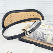 DIOR 25S BELT 20 MM IN BLACK CALFSKIN 564606