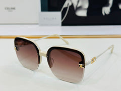 TRIOMPHE SQUARE SUNGLASS CL40251 IN METAL