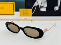 FF DIAMONDS OVAL FRAME SUNGLASSES E3018 IN ACETATE